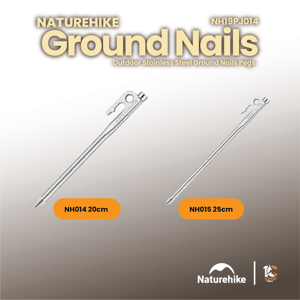 Pasak Khemah Stainless Steel Naturehike 20cm