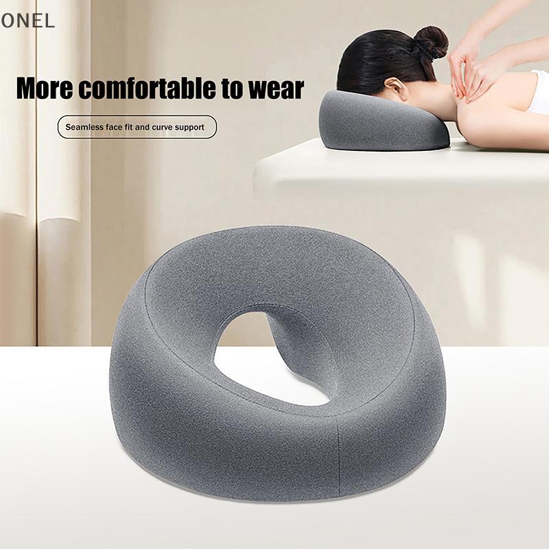 ONEL Adjustable Face Cradle Pillow Massage Table Memory Foam Salon Face Rest Hole Professional Spa Facial Bed Pillow Prone Position VN