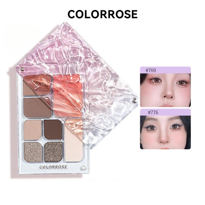 COLORROSE Eyeshadow Coverage Pearl Brightens Face Makeup Highlight Contour Blush