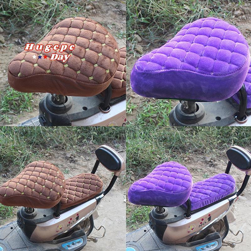 [hugepe-t] Electric Bicycle Seat Cover Battery Car Bicycle Universal Seat Cover Comfortable Thiening Cover Nice