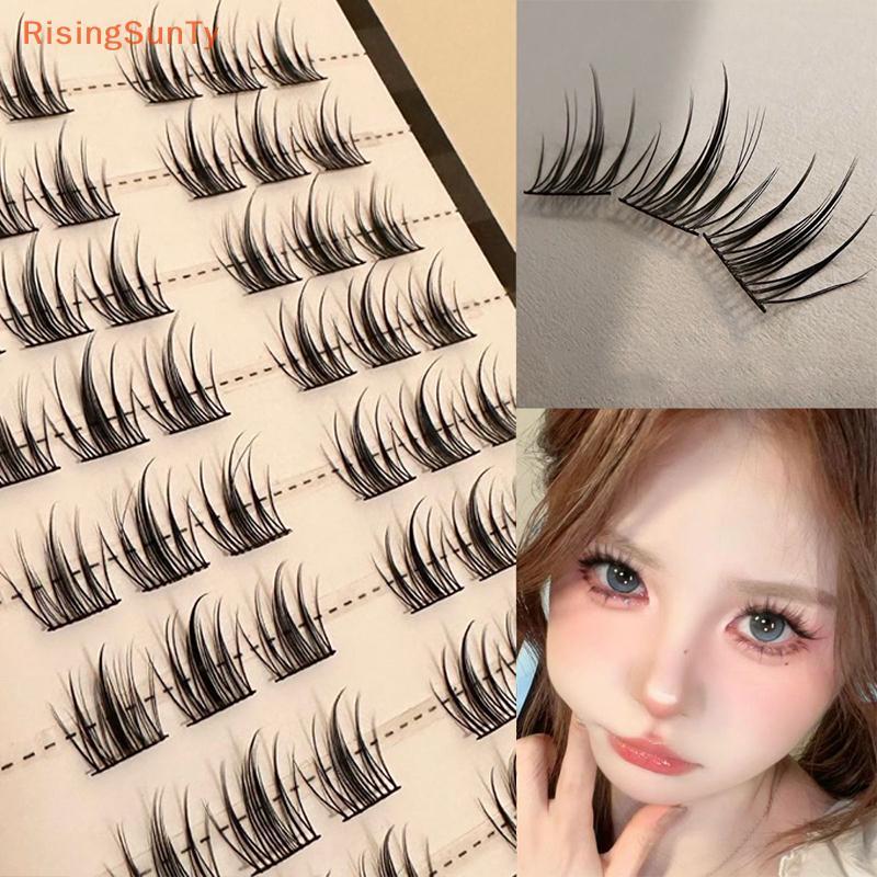 [RisingSunTy] Camellia Series Large Capacity Eyelash Book Manga False Eyelashes Natural Long Curled Thin Stem Segmented False Eyelashes