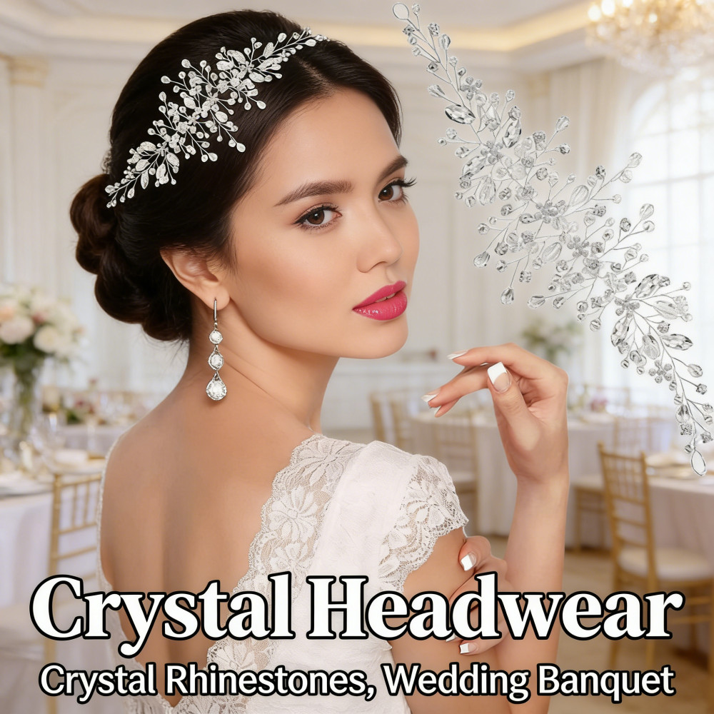 Crystal Headwear Banquet Bride European American Dresses Hair Accessories Rhinestone Wedding