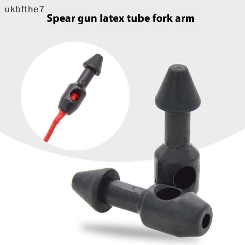 null 2Pcs Spearfishing Rubber Insert Spearfishing Diver Fishing Accessory Spear Rubber Band Wishbone Inserts Plastic Tools null
