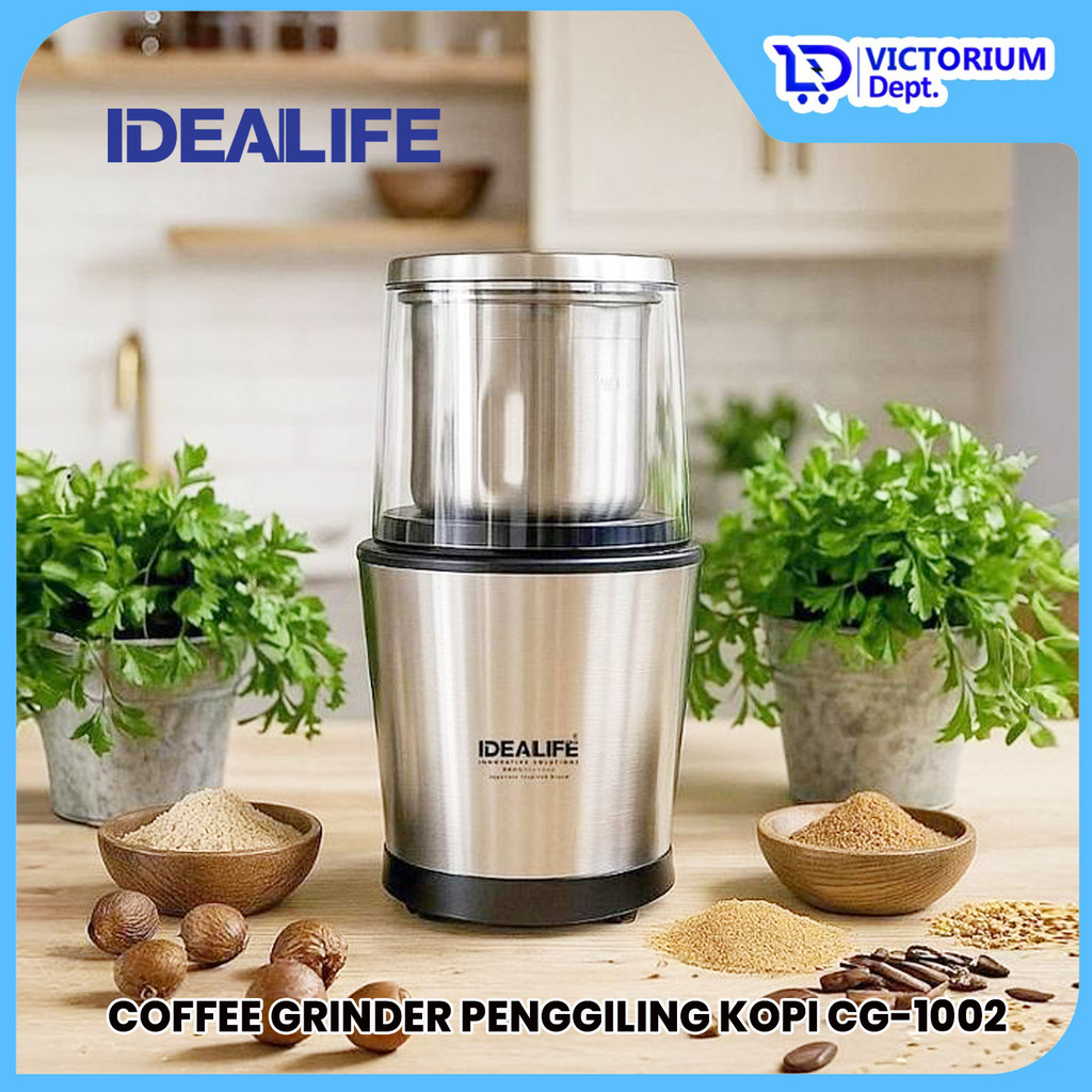 MESIN VICTORIUM - IDEALIFE - COFFEE GRINDER – COFFEE BEAN GRINDER MACHINE CG-1002