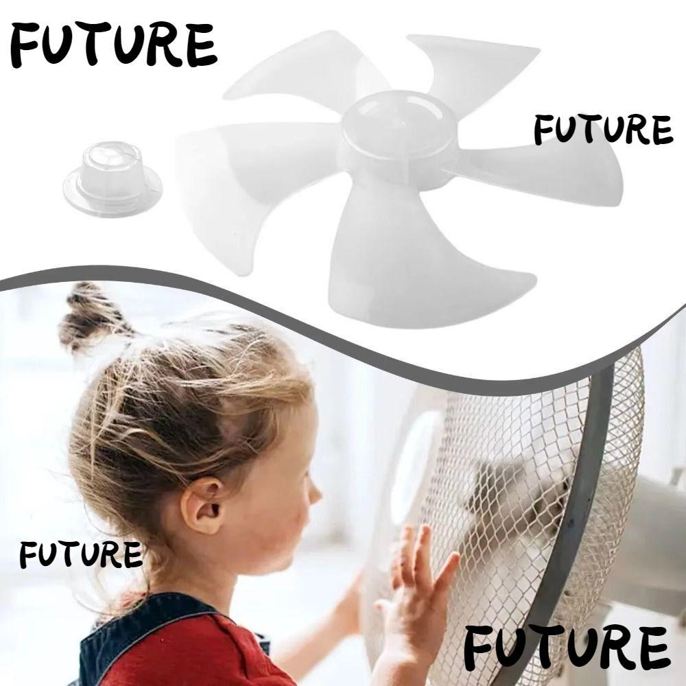 HL-FUTU Five Blades Fan, Plastic Big Wind Fan Blade, Durable Slow Noise Leaf Floor Fan for Pedestal Fan Table Fan Wall Fan