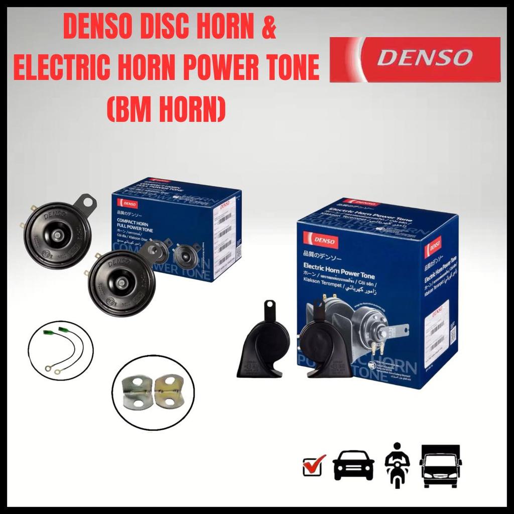 Denso BM Horn Disc 12V Electric Car Truck Motor Vehicle Siput Hon Kereta Lori Motosikal