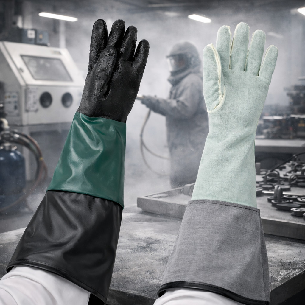 Multi Essential Replacement Sandblasting Cabinet Gloves SIZE 23.6x11'' Durable Design Must