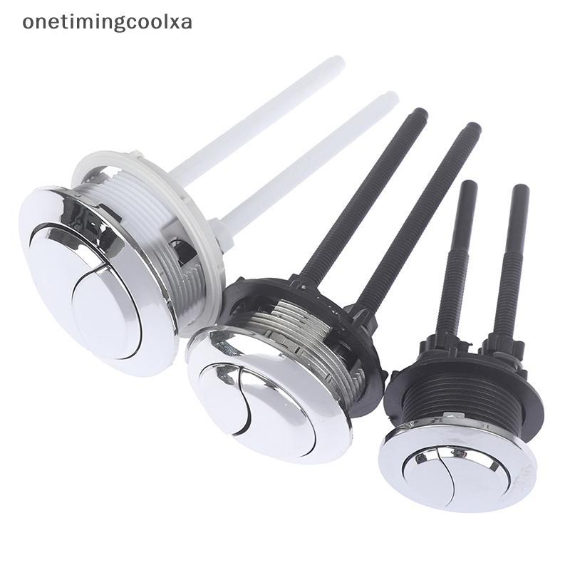 null 1pc Dual Flush Toilet Tank Button Round Shape Toilet Push Dual Flush Buttons null
