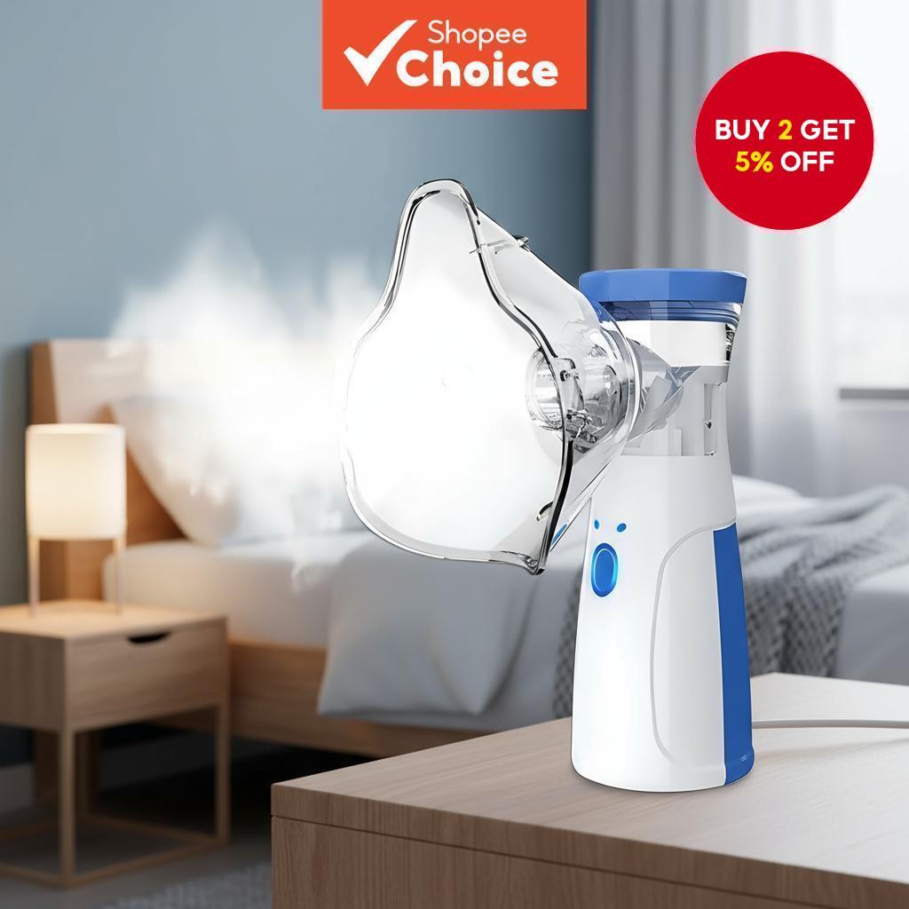 Japanese Technology Kids Handheld Nebulizer - Portable Design & Rechargeable Battery  Nebulizer Mudah Alih Kanak-Kanak – Teknologi Jepun, Reka Bentuk Mudah Alih & Bateri Boleh Dicas Semula