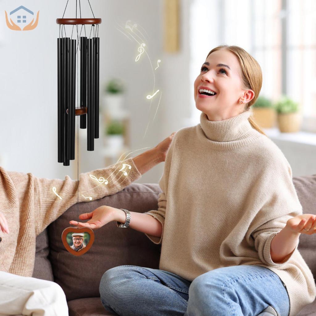 32 Inch Memorial Wind Chime Outdoor Sympathy Wind Chime Personalized Sympathy Present for Loss of Loved One SHOPSKC5338