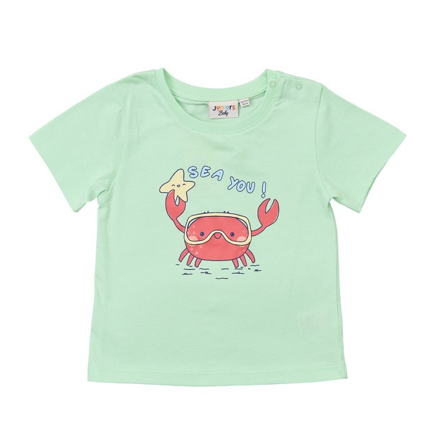 Babyshop Gvt S/S Graphic T-Shirt Clothing Boys Green