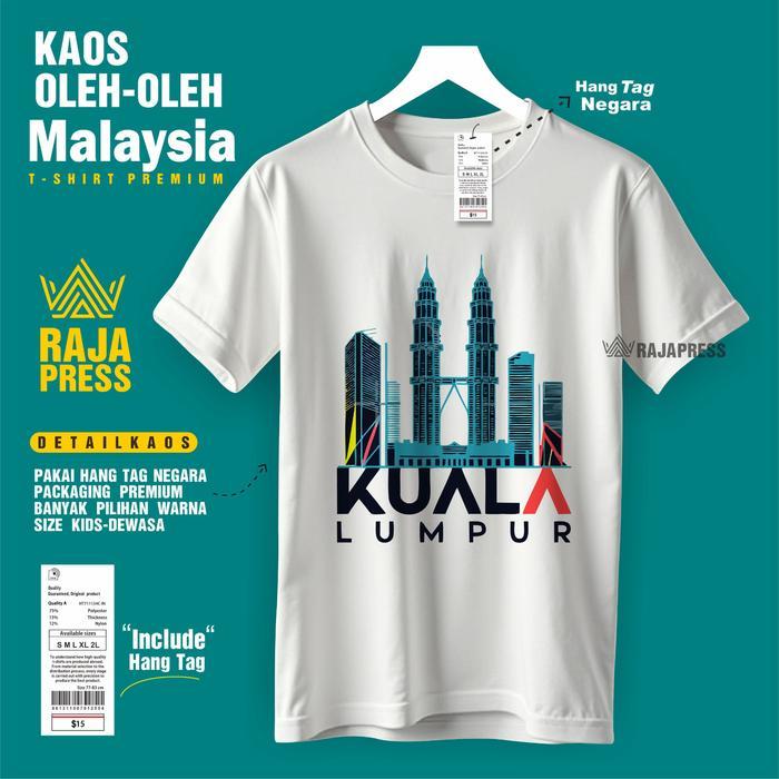 Souvenir MalaysiaT-Shirt Party Memorabilia T-Shirt Kuala Lumpur Souvenir Malaysia Distro Men's Top Graphic T-Shirt #5