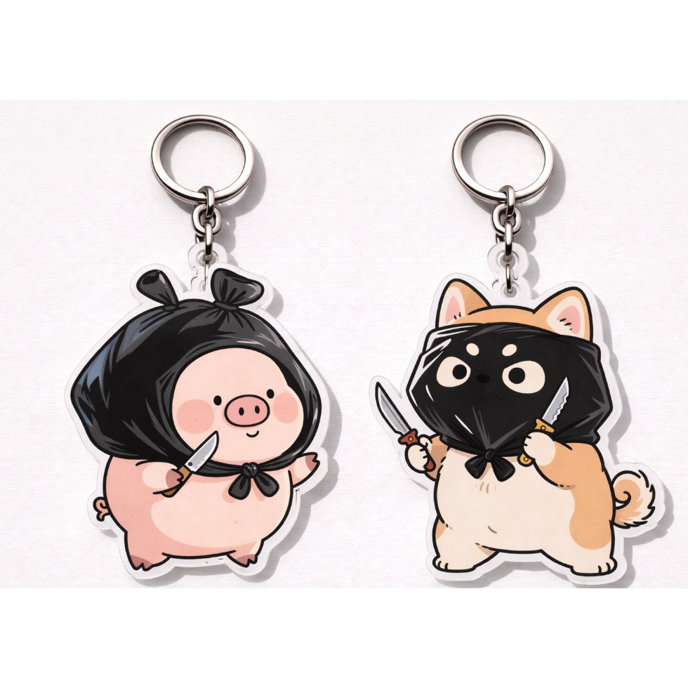 Lovely "Fox" Thief Keychain