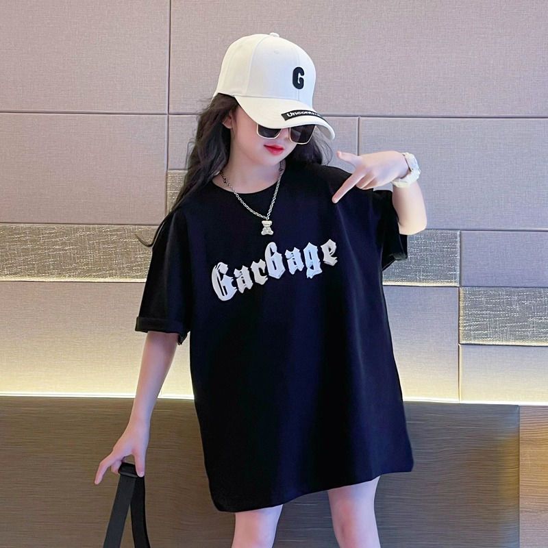 Summer Dress Shoulder cod Match Girls Half Loose 2025cod Hot White Sleeve Shirt Short Sleeve Match t Style Fashion 2026 VAYL