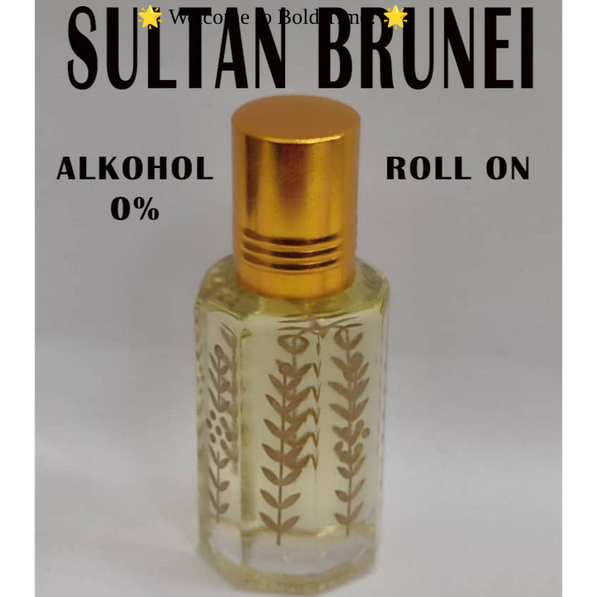 Sultan Brunei - Minyak Wangi Pati Tanpa Alkohol 100% Asli 3ml - 12ml