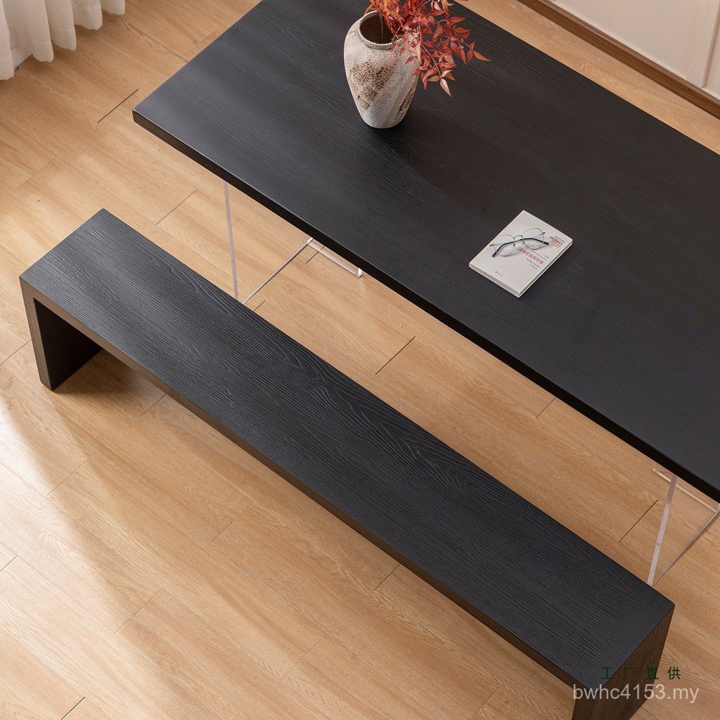 Stool Entrance Creative Nordic Bench Dining Simple Long Strip Modern Solid Wood Rest Bench Bed Tail Home Shoe Changing Stool Stool DTUV