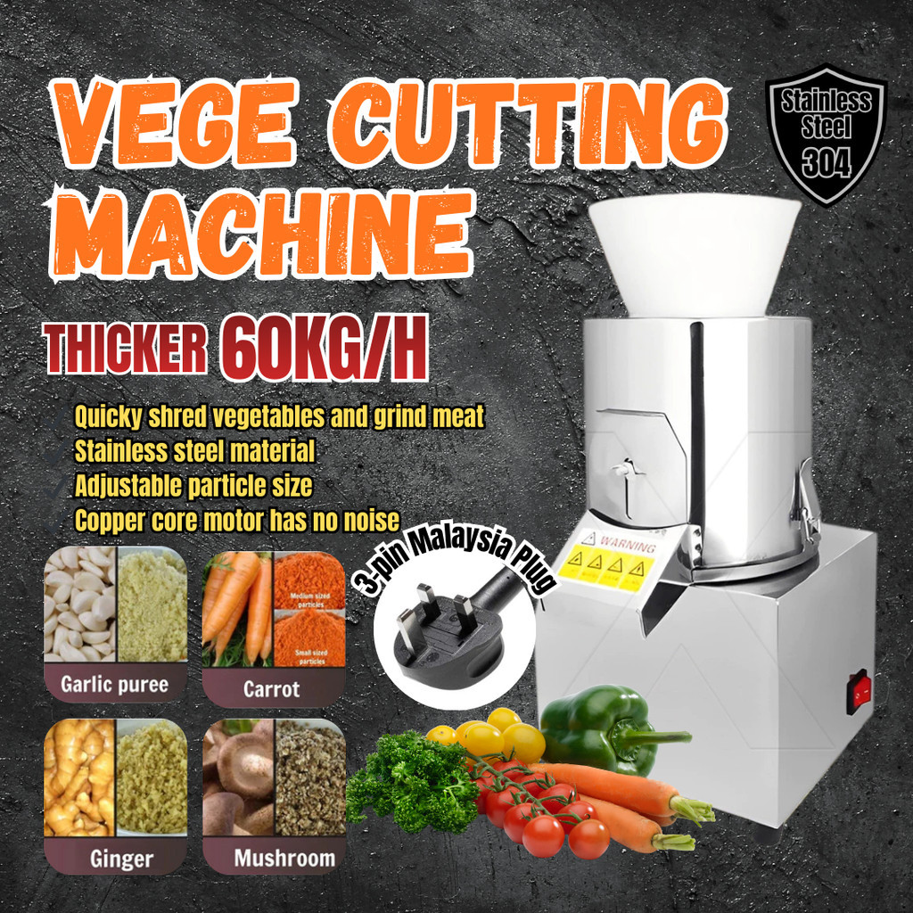 Electric Meat Shredder Vegetable Cutter Mincer Jam Blender Pengisar Cili Bawang Kisar Daging Mesin Stainless Steel