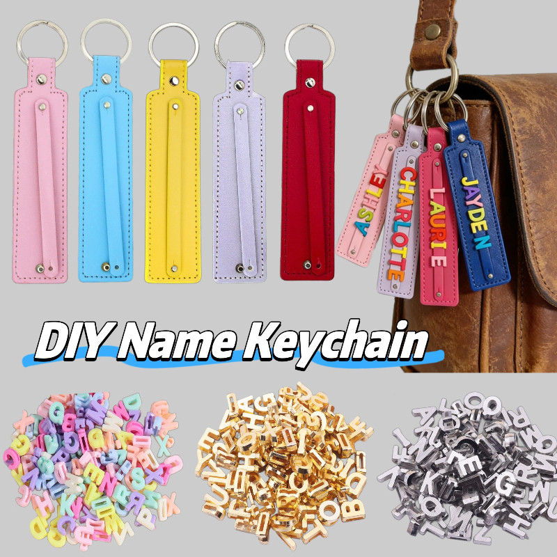 50Pcs Gold Silver Acrylic English Letters Loose Spacers Beads For Jewelry Making Handmade DIY Bracelet Necklace Accessories