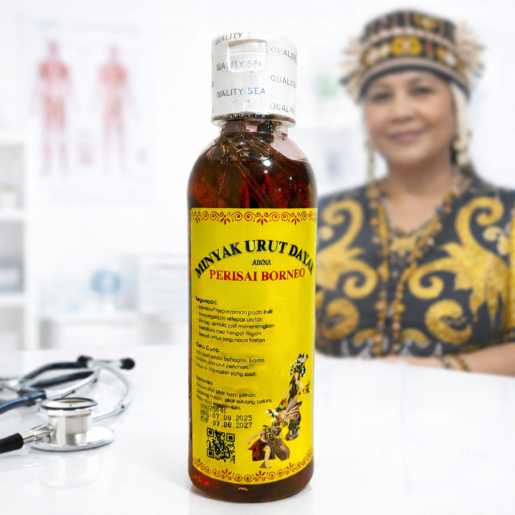 Minyak Urut Dayak IDA Tradisional Asli Saiz Jumbo | NOT250807021K
