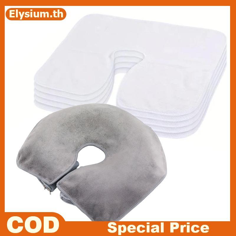 null Microfiber Head Pad Towels U-Shaped Facial Pillow Covers Thiened Headrest Cushion Facial Care Beauty SPA Massage Supplies null