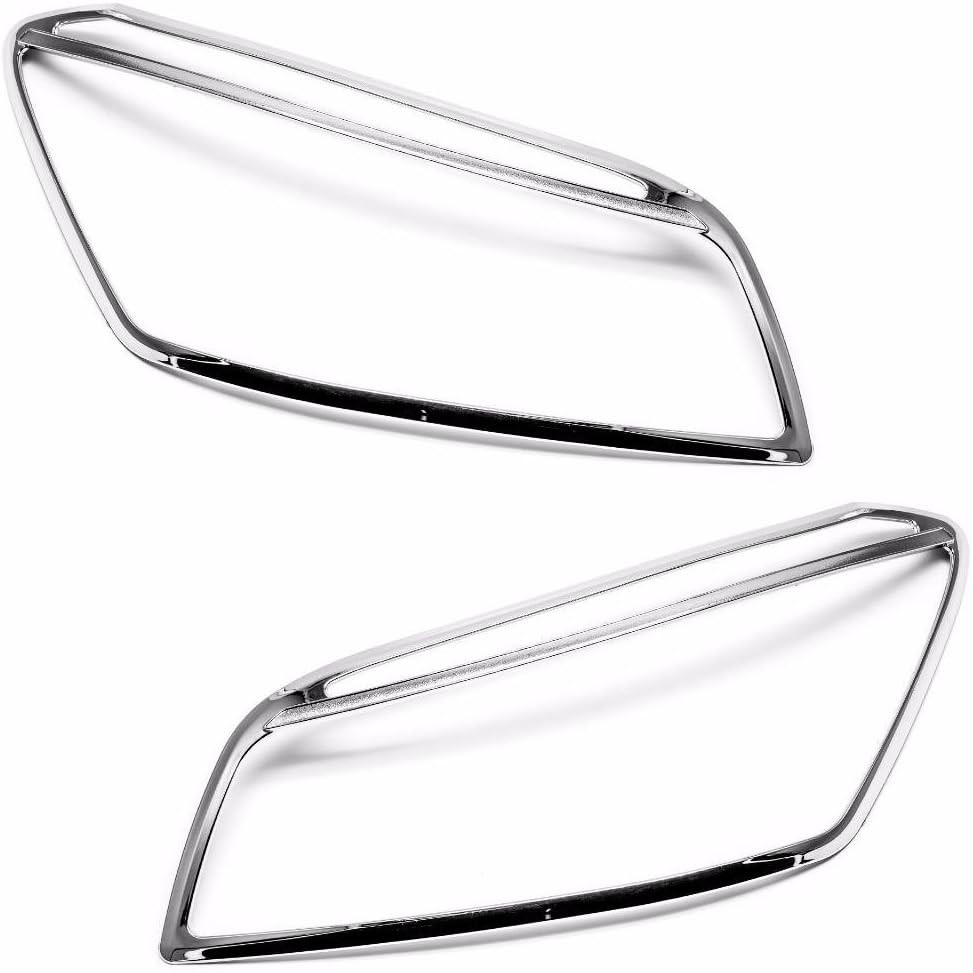 Sizver Chrome Headlight Cover for 2009-2012 Toyota Rav4