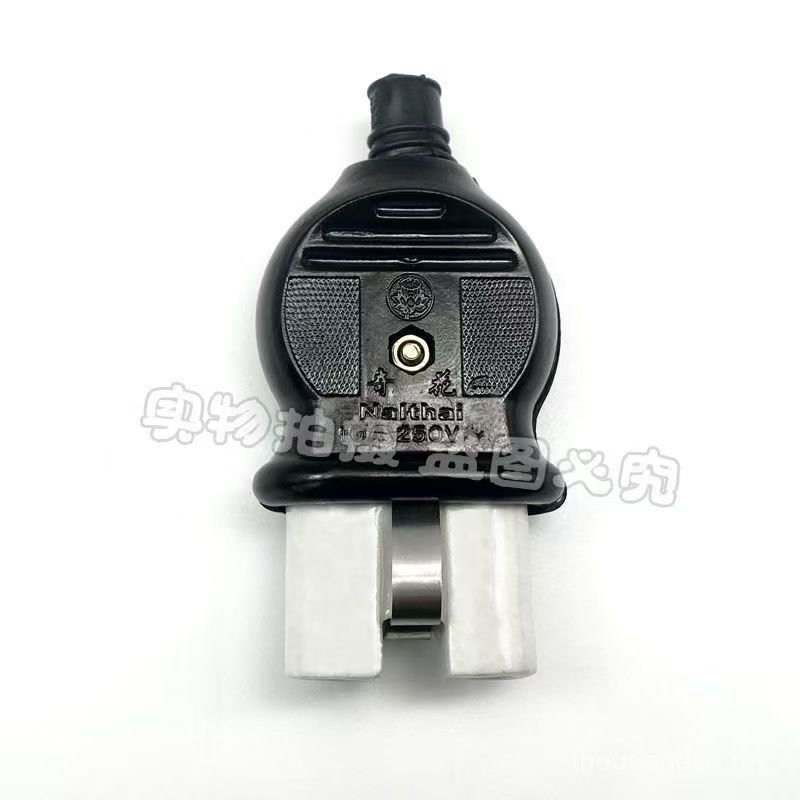 Old-fashioned Electric Iron Two-Hole Plug Universal Electric Stove Wire High Temperature Resistant Qihua Brand Ceramic Head Accessories V4LG