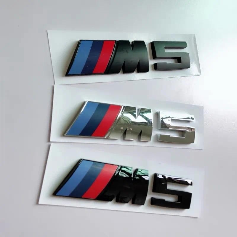 BMW M5 Stickers Trunk  Badge For BMW M5 E34 E36 E61 E39 E60 E90 E92 E93 F10 F20 F30 G20 G30 Auto Decoration Accessories