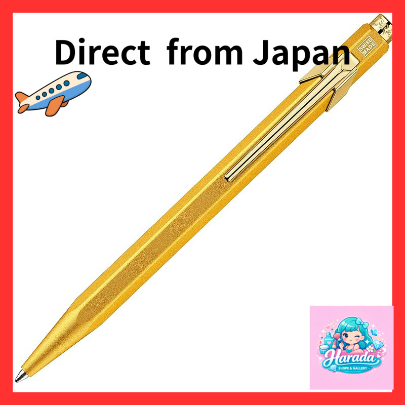CARAN D'ACHE Ballpoint Pen Oil-based 849 Premium Gold Bar NF0849-999 Metal Can[Direct&hellip;