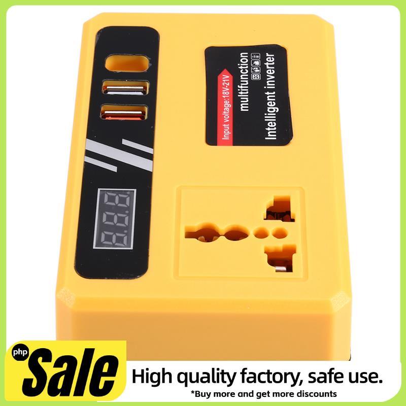 Power Inverter for  20V Battery DC 20V to AC 220V Battery Inverter Portable Power Station Generator Charger