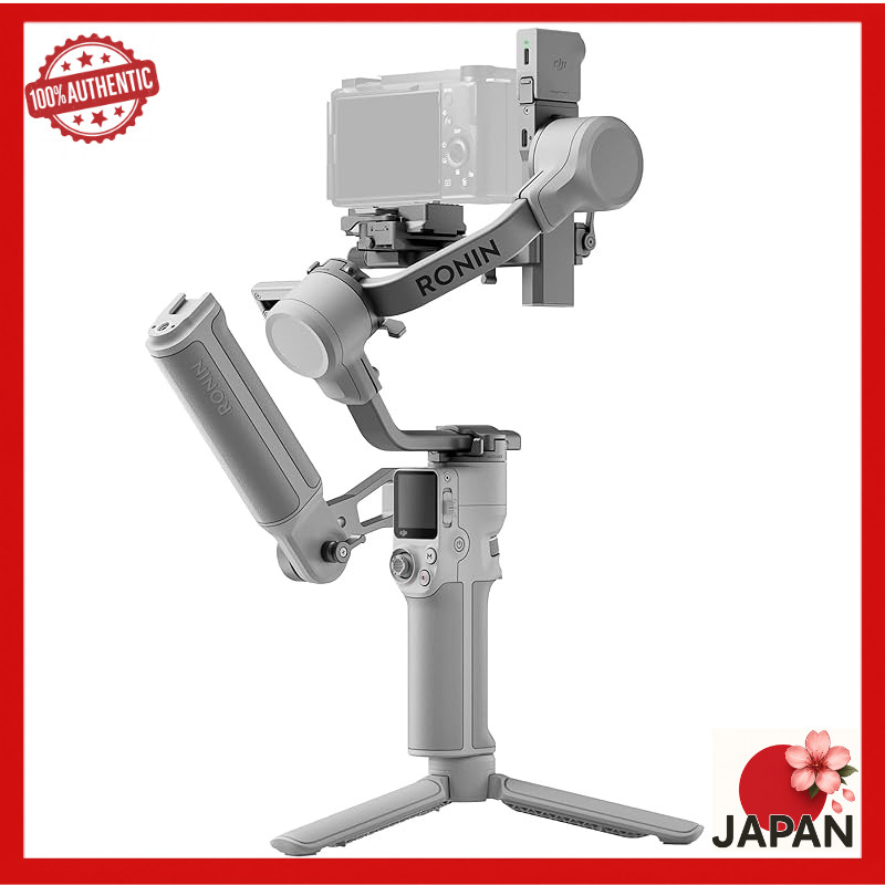 DJI RS 4 Mini Combo 3-Axis Camera Stabilizer Gimbal for Canon/Sony/Panasonic/Nikon/Fujifilm with Auto Axis Lock, Intelligent Tracking, 2kg Payload, and Briefcase Handle