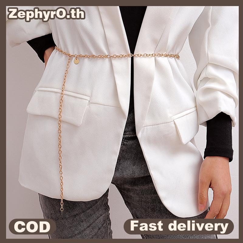 null Fashion Women Lady Waist Chain Belt Metal Gold Silver Color Waistband Chain Belt For Dress Shirts Clothes Accessories null
