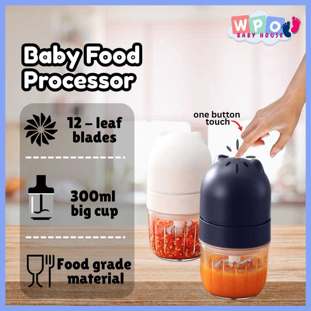 12 BLADES SUPER SMOOTH Baby Food Processor Multifunctional Food Blender and Blender for Babies