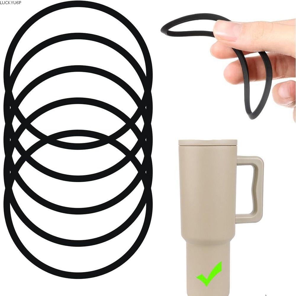 LUCKYUFT 1PC Replacement Rubber Lid Seals Gaskets, Durable Silicone Water Bottle Gasket Replacement, Home Water Bottle Accessories Travel Mug Gasket for Simple Modern 40 oz Tumbler