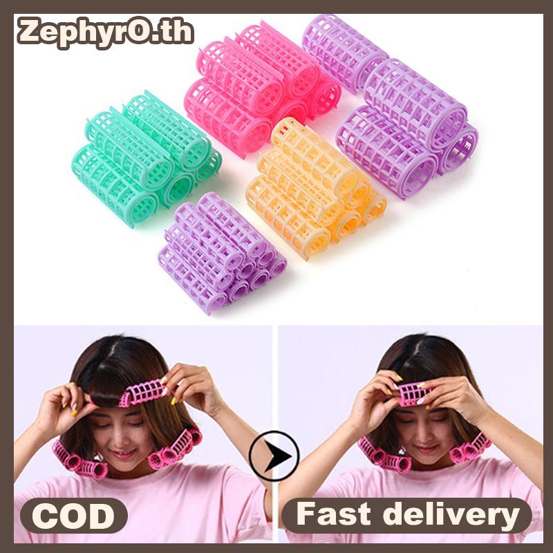 null 6-14Pcs/Set Heatless Hair Curler Rollers Lazy Curlers Bangs Curling Fluffy Styling Hair Accessories For Women Random Color null