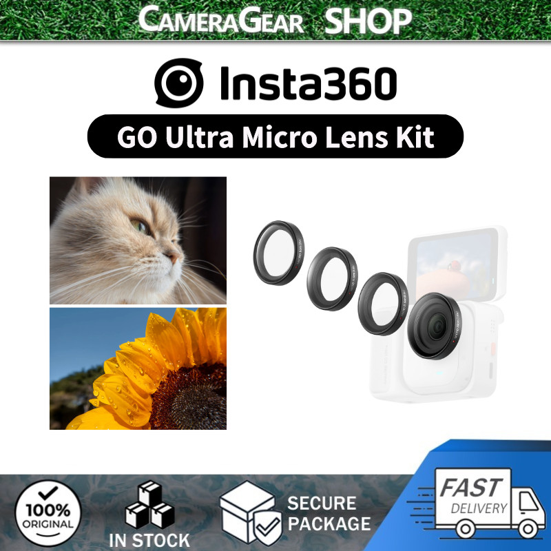 Insta360 GO Ultra Micro Lens Kit for GO Ultra to enable cinematic photography