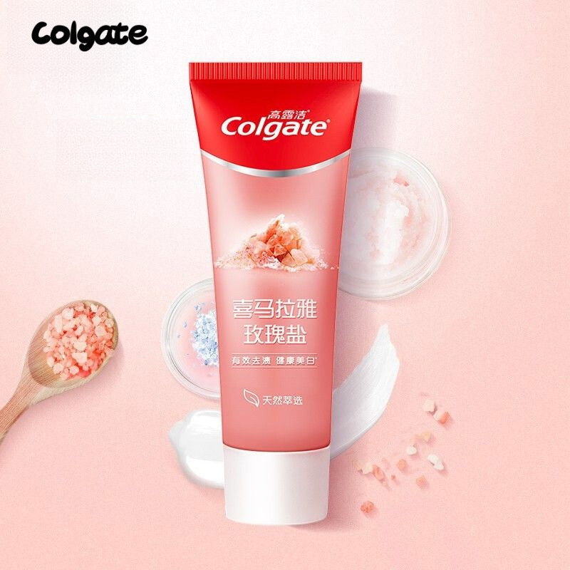 Colgate Himalayan Rose Salt Toothpaste 140g Fluorine Toothpaste For Preventing Tooth Bore Strengthening Teeth Refreshing Breath Toothpaste