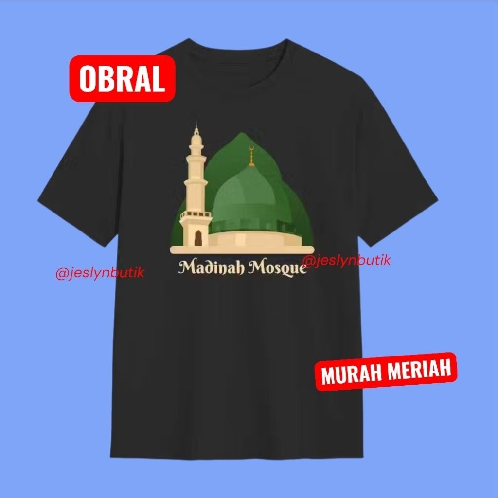 T-shirts, souvenirs, Umrah, Hajj, Madinah, Mosques, saudi Arabian clothes /, distro clothes, merchandise, Madinah S-5XL