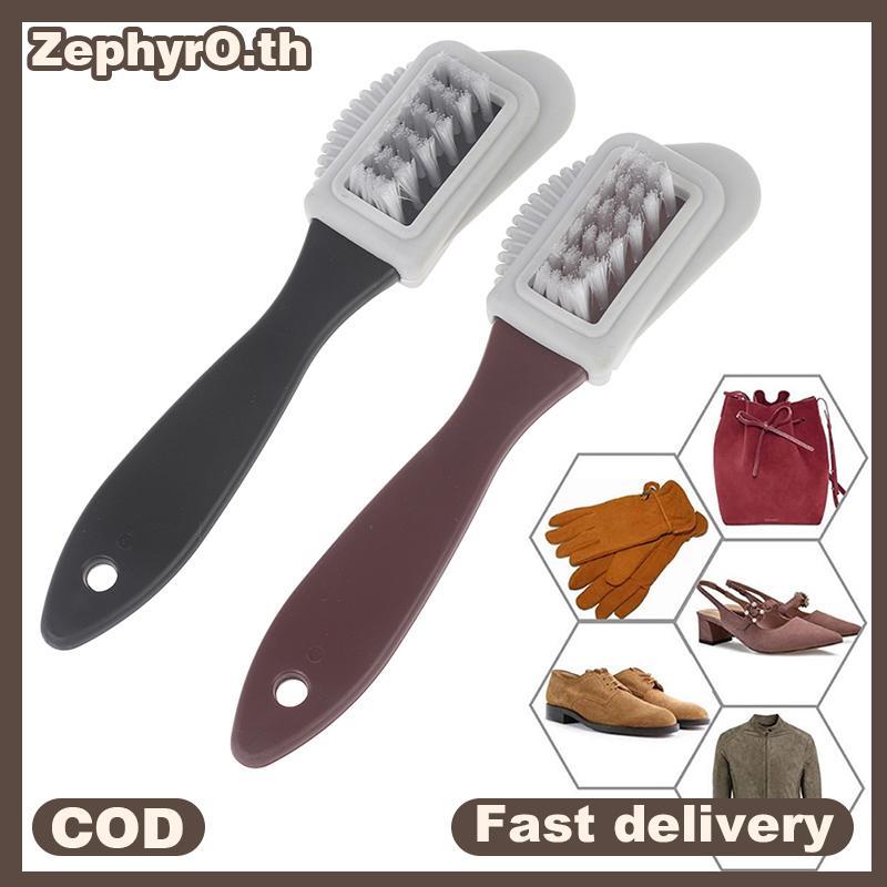 null 2-Side Cleaning Brush Kit For Suede Leather Nubu Shoes Boot Cleaner Stain Dust null