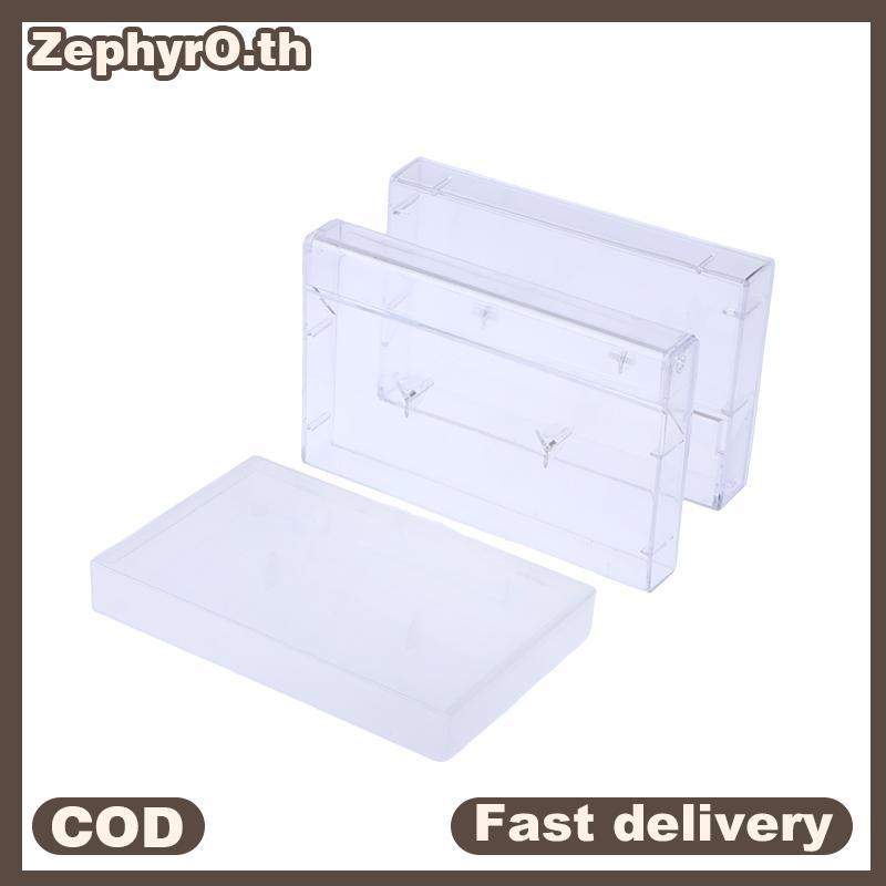 null 1Pc Cassette Tape Transparent Storage Box Audio Magnetic Recording Blank Tape Case Dustproof Box null
