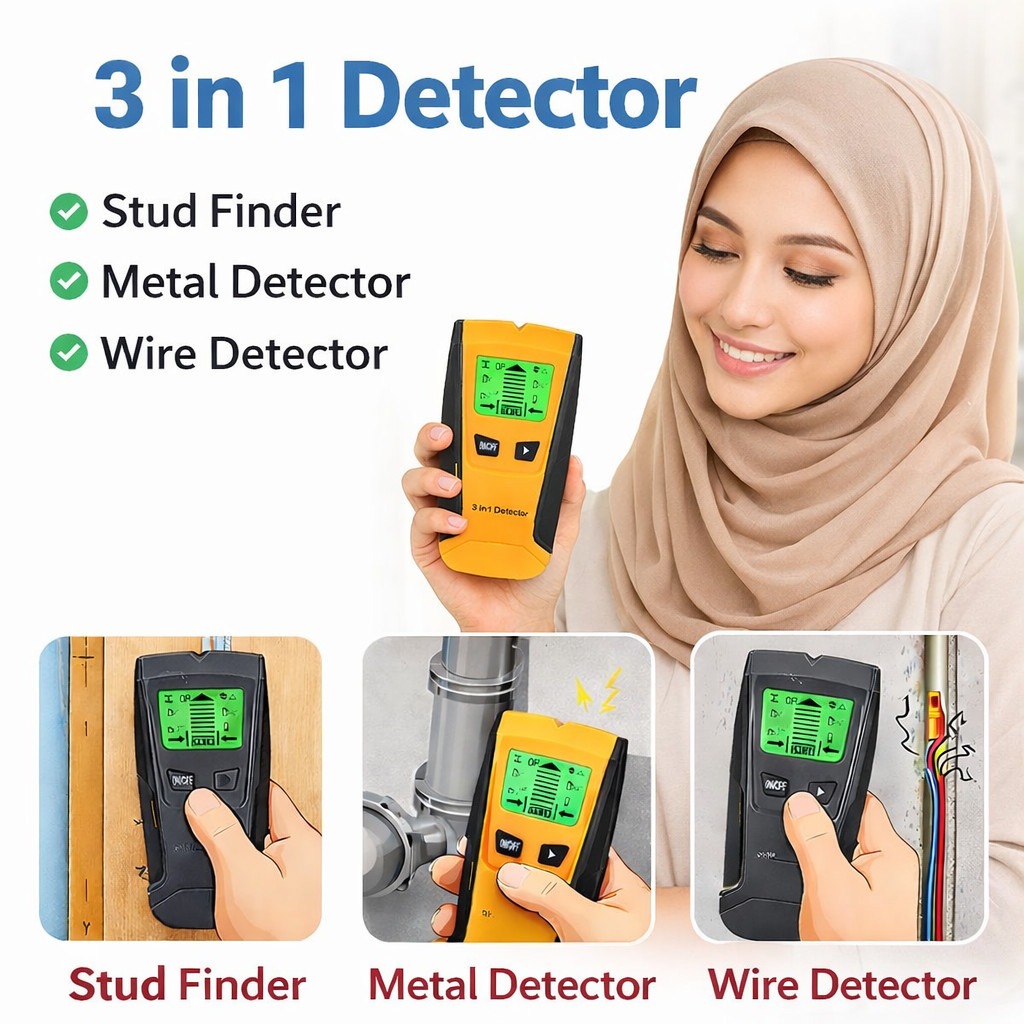 Tool Build Digital Wall Scanner | AI Stud Metal Wire Locator Detection Safety - Image 2
