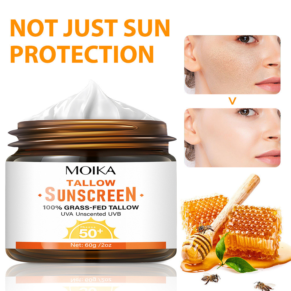 [Store Recommendation] All English Beef Fat Zinc Mineral Sunscreen Moisturizing spf50+Body Face Isolation Sunscreen 2.25