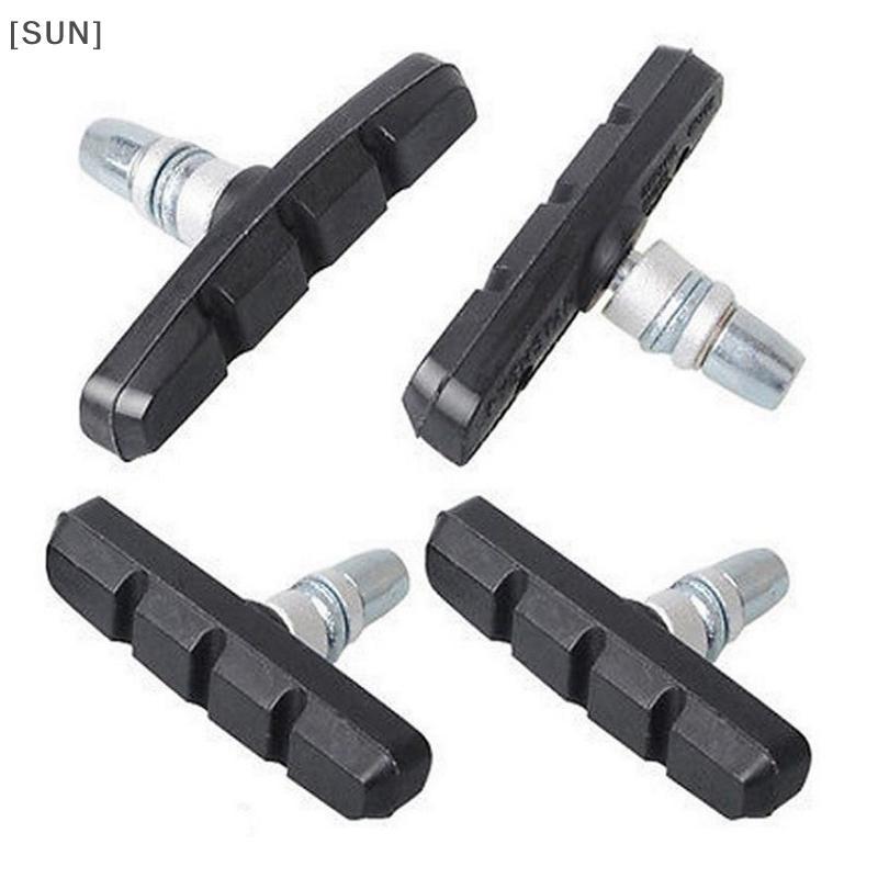 [SUN] Bicycle Brake Pads Cycling Bike V Brake Holder Pads Shoes Blos Rim Brake null