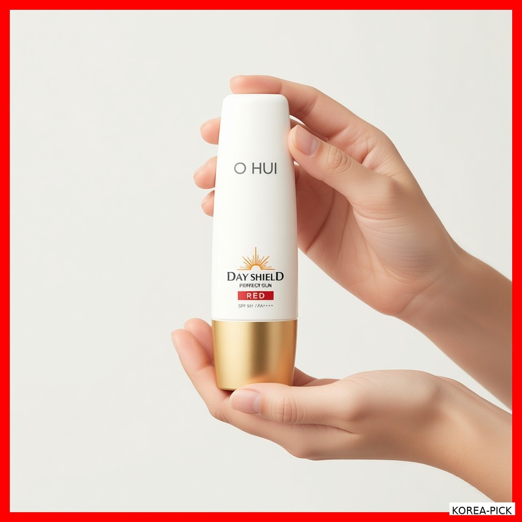 [Ohui] DAY SHIELD perfect sun red SPF50+ / PA++++ 50ml / Korean Sunscreen SPF50 / Lightweight Formula by KOREA-PICK