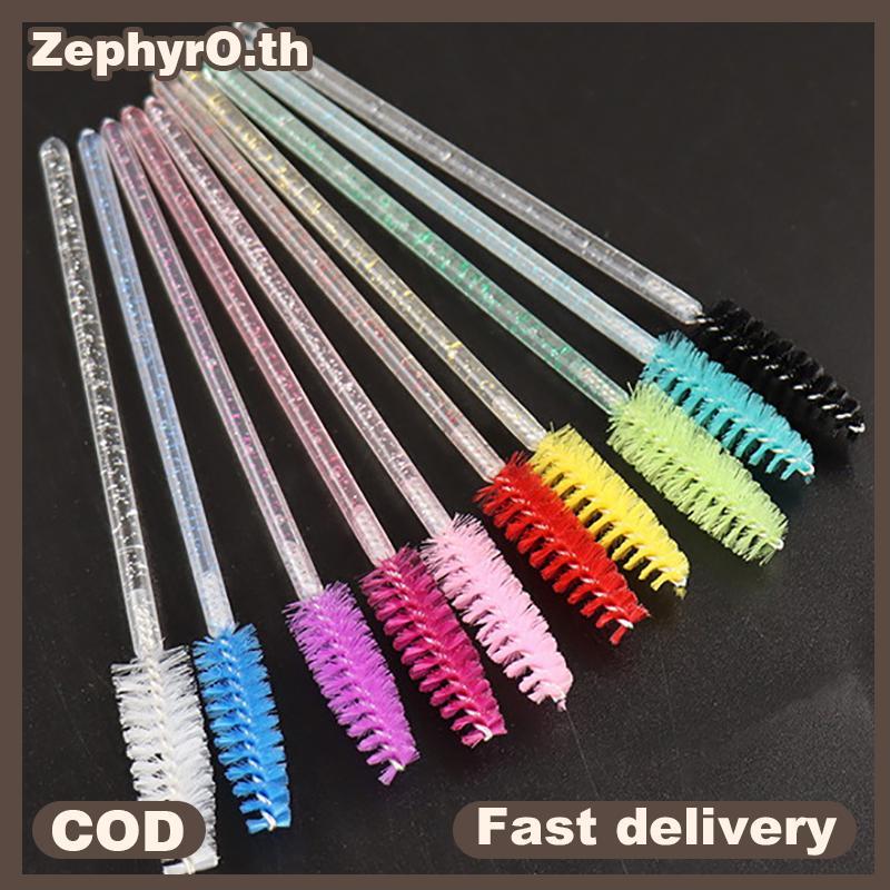 null 50 Pieces For Sale Eyelash Brushes Eyelashes Extension Tools Eyebrow Brush Mascara Wands Applicator Spoolers Eye Lash Cosmetic null