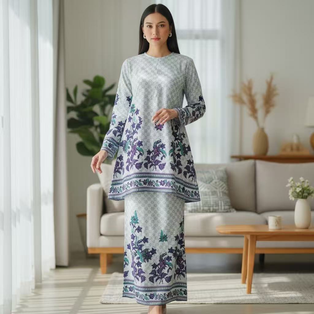 YAN@YAN Muslimah Batik Baju Kurung -8532