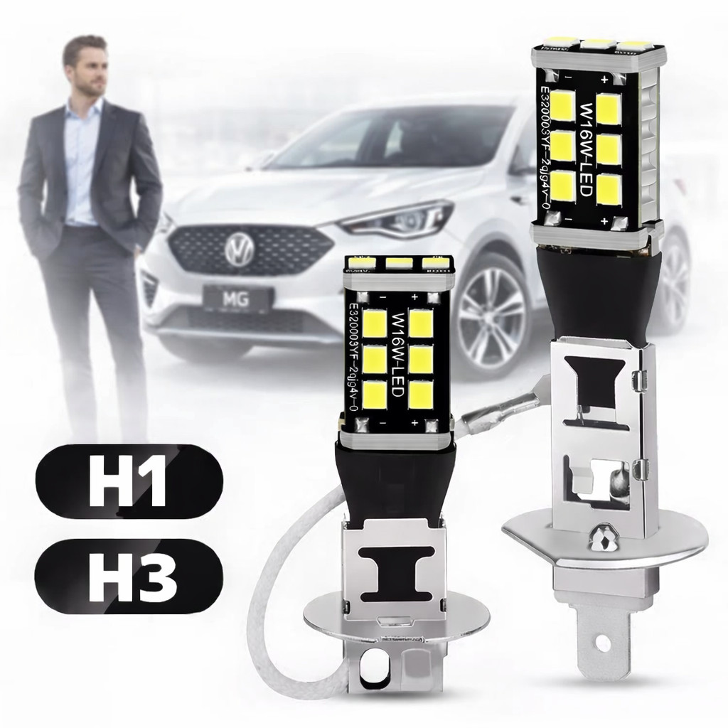 Lampu Kabus LED 6500K IP67 12V 24V Plug Play