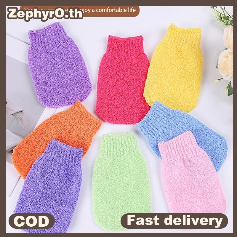 null Exfoliating Body Massage Sponge Bath Gloves Skin Bath Shower Wash Cloth Shower Scrubber Ba Scrub Moisturizing Spa Skin Gloves null