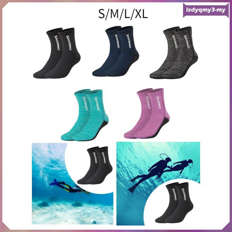 [LzdyqmyebMY] Neoprene Socks, Diving Socks, Wetsuit Fin Boots for Men And Women, 3mm Surf Socks, Thermal Socks for Swimming