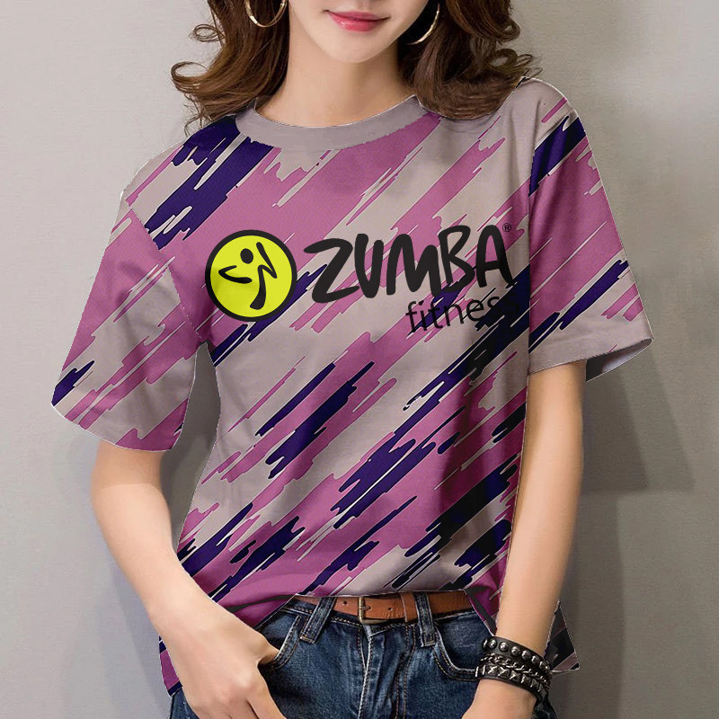 Zumba Fitness Outfit - Tie-Dye DryFit Unisex Plus Size Short Sleeve Sweatshirt