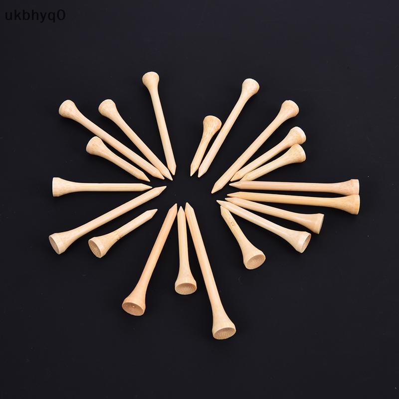 null 100Pcs/Set Golf Tees Bamboo Tee Golf Balls Holder 4 Size Stronger than Wood Tees null